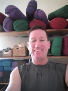 Brad bella prana yoga studio student of the month