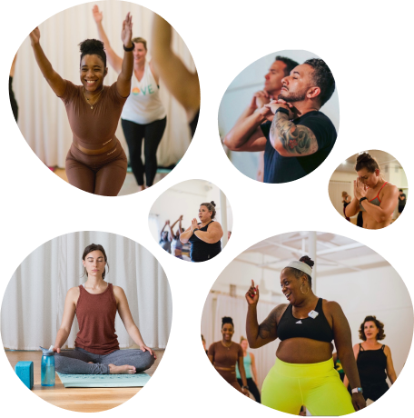 yoga classes collage